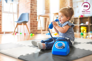 Puzzle de espuma 12 uds. - tapete educativo de espuma 120 x 90 x 1,2 cm con borde - gris