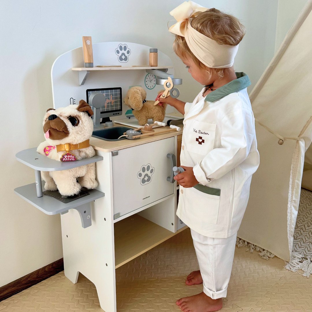 Hospital de animales - set de madera