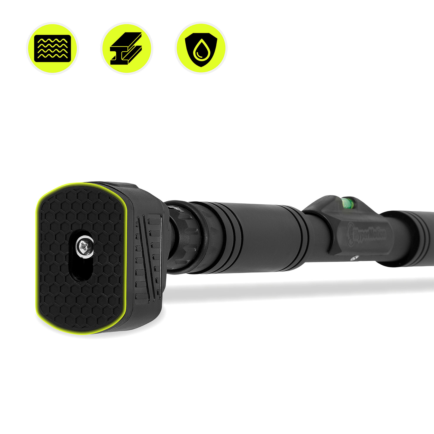 Barra de dominadas ajustable HyperMotion 74-100 cm, 200 kg, negra