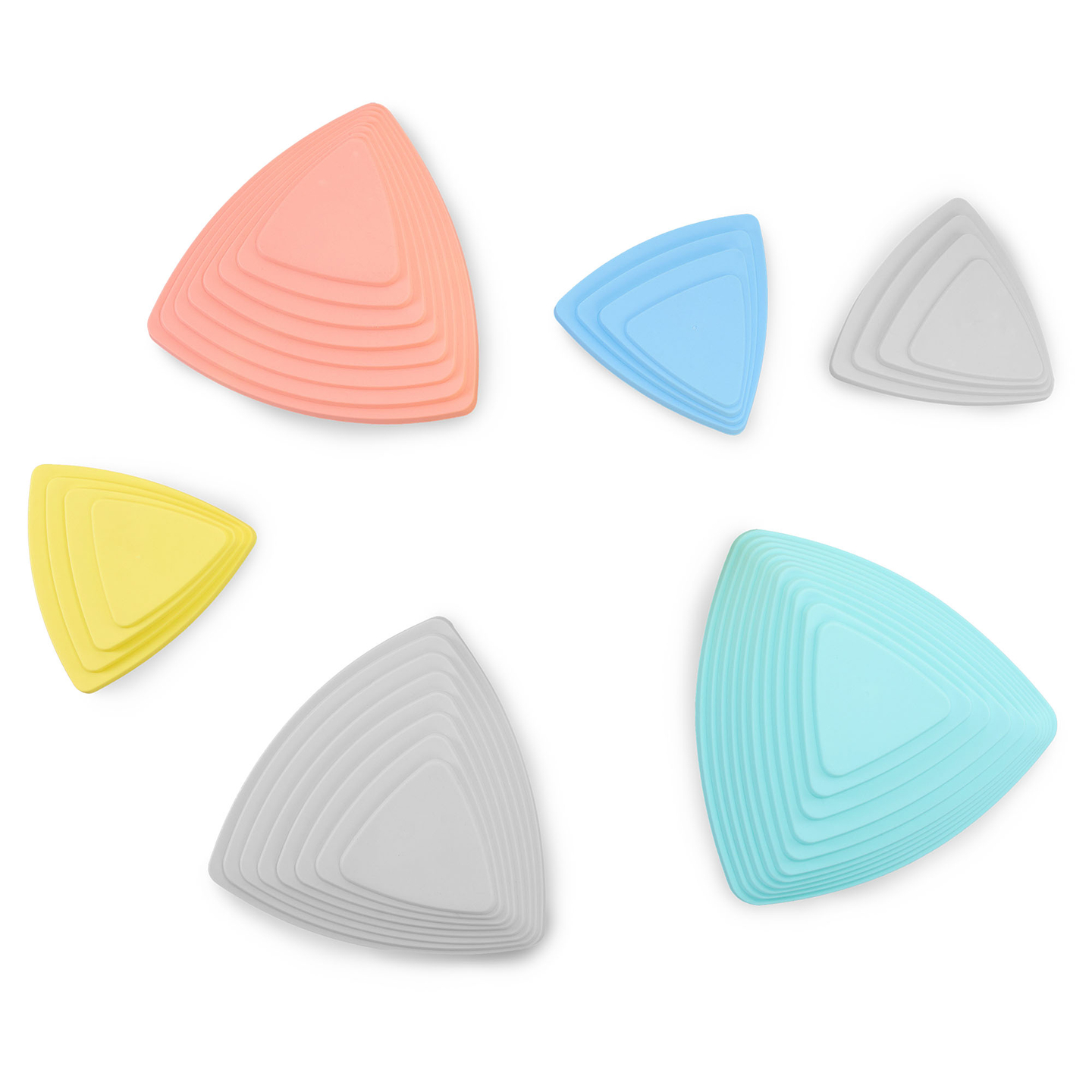 Piedras de equilibrio de colores - 6 piezas