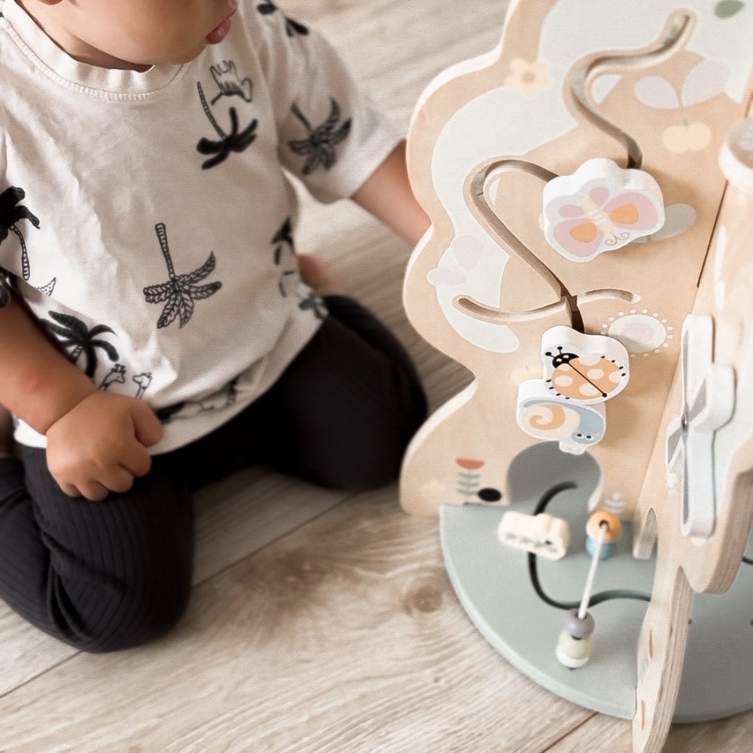 Juguete educativo de madera 10 en 1 - árbol multifuncional