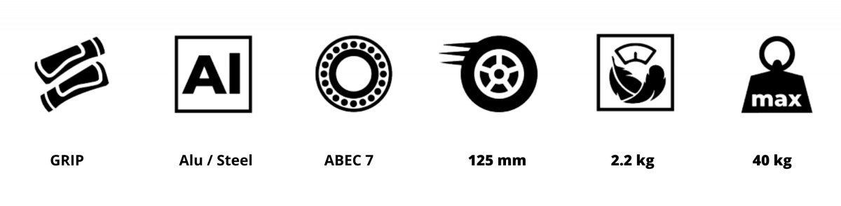 Scooter de dos ruedas WILLY 3-8 años de HyperMotion - perfecto