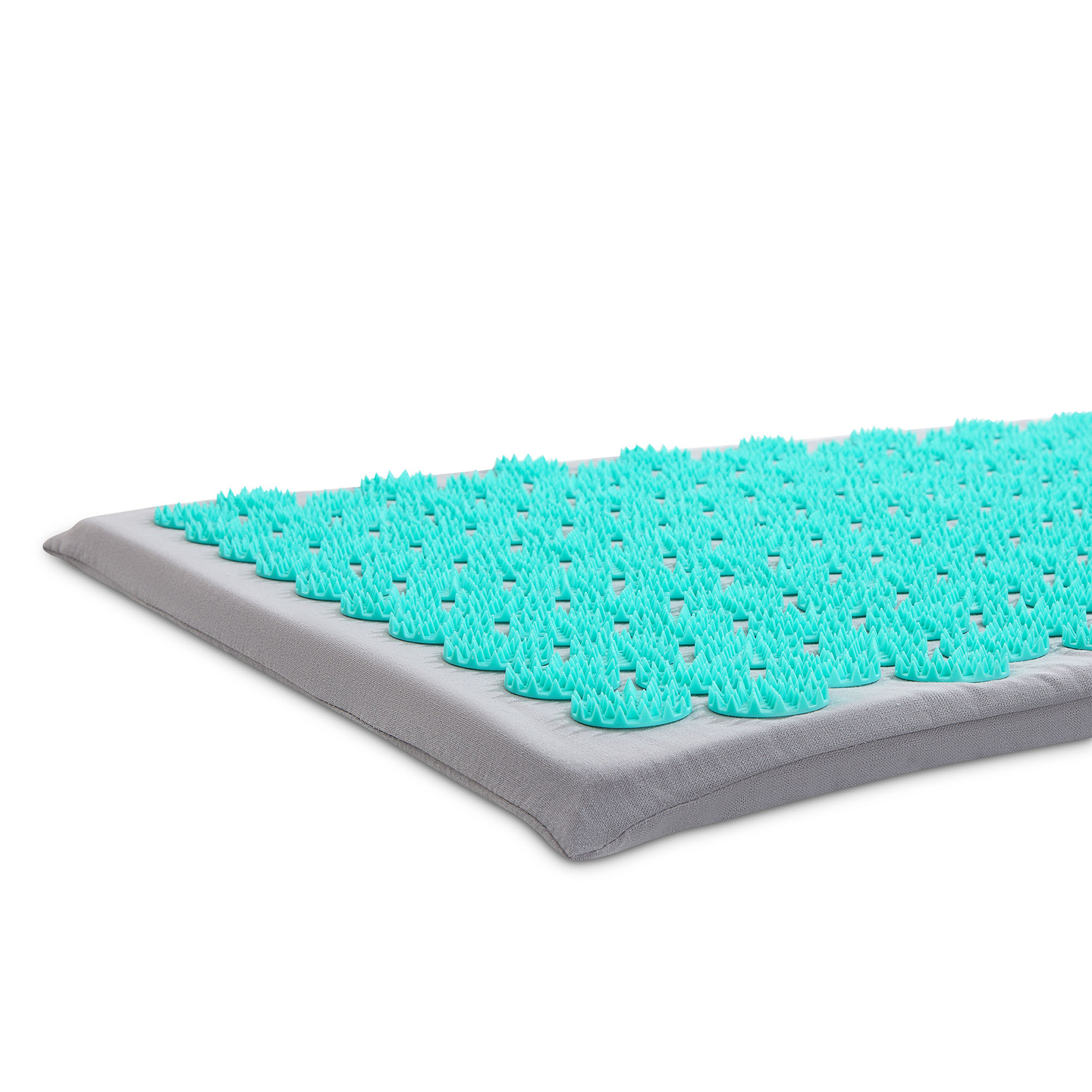 Esterilla de acupresión con almohada y funda - 72 cm HyperMotion gris-menta
