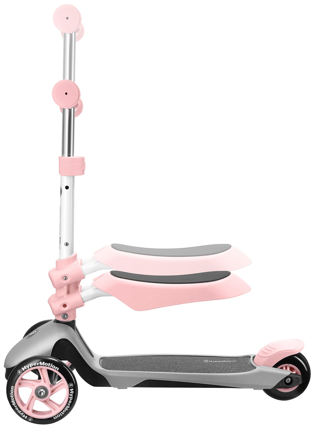Patinete de equilibrio de tres ruedas 3 en 1 HyperMotion - rosa