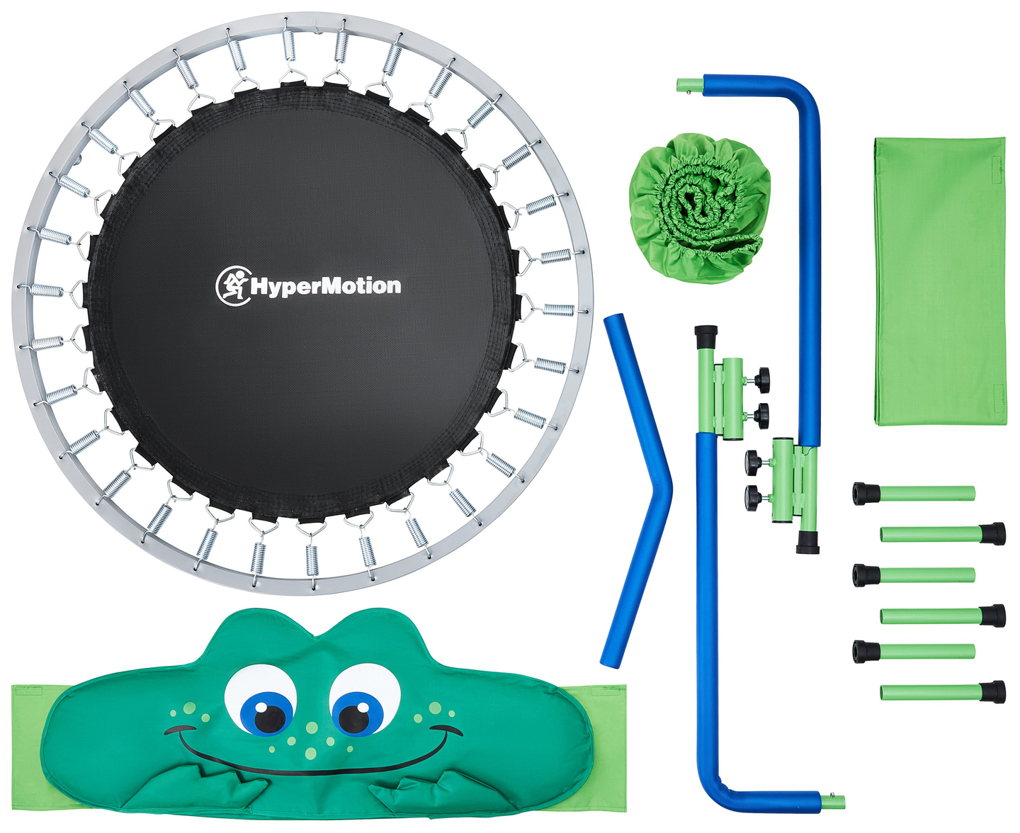 Żabka - mini trampolín para niños - con asa - 50 kg máximo - 91 cm - para casa y jardín