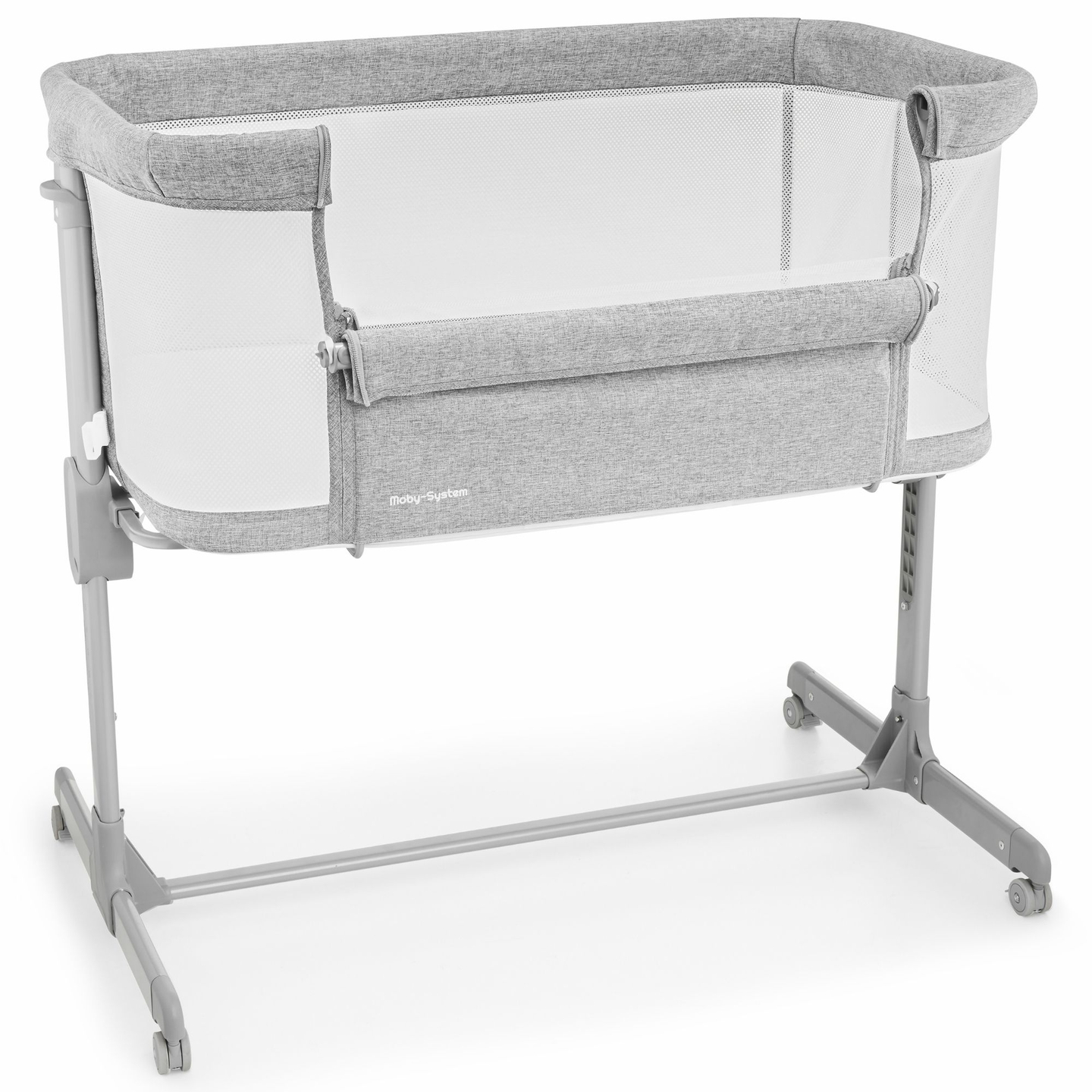 Moby-System LUNA Cama auxiliar 3 en 1 - gris