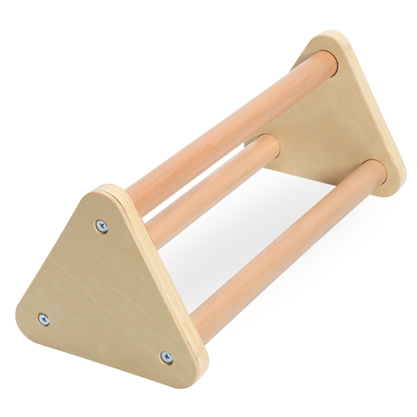 Parque infantil de madera para niños - escalera + rocódromo + barra de equilibrio - Triángulo de Pikler