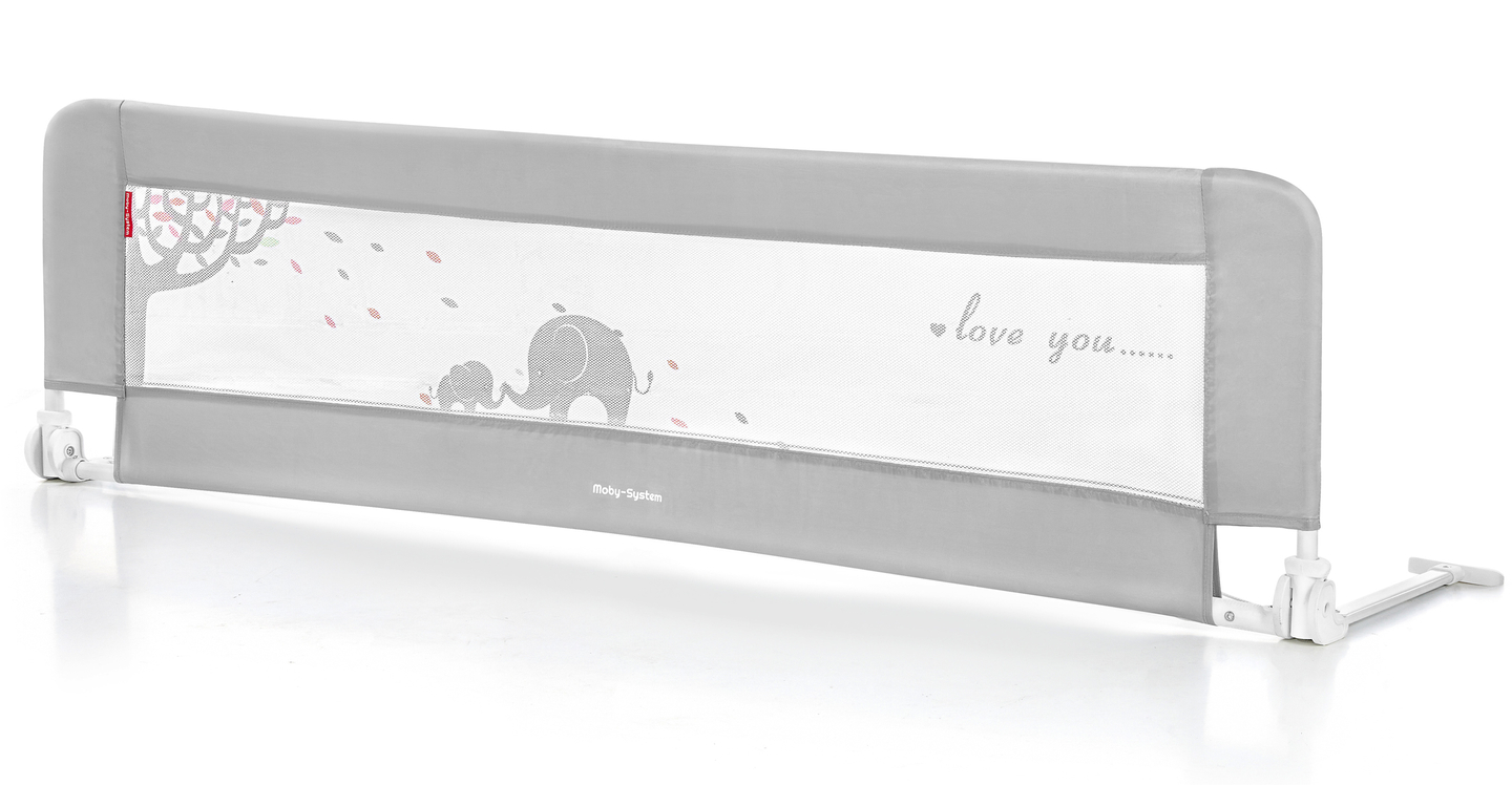 Barandilla protectora para cama - Barandilla para cama - gris