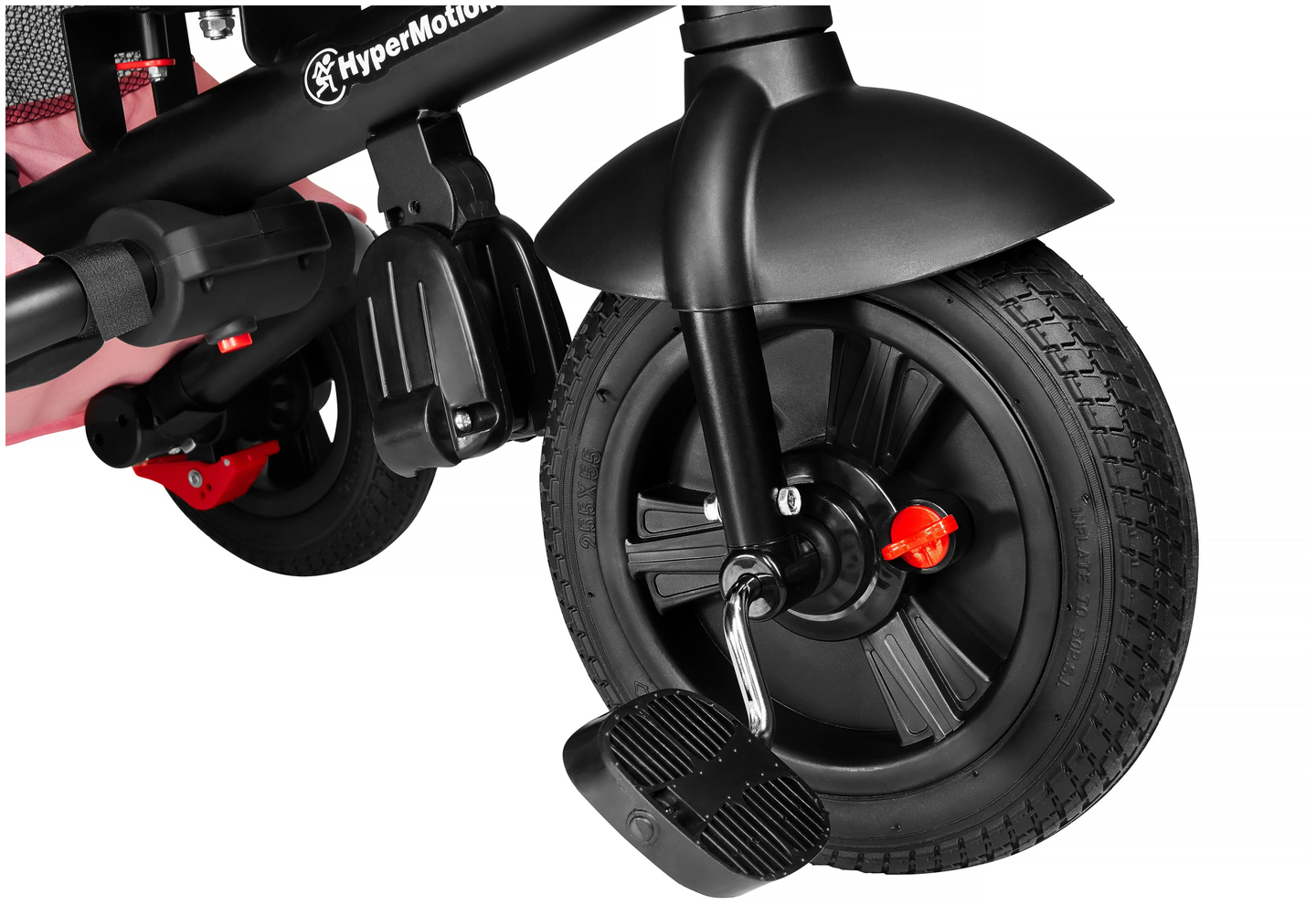 Tobi Velar triciclo + funda impermeable - rosa