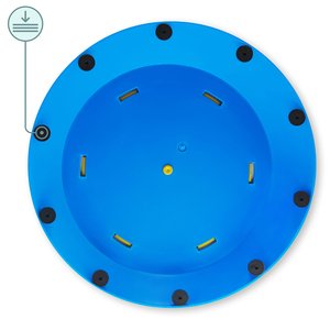 Sendero sensorial para niños - Tortuga de colores