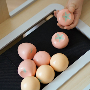 Mercado de verduras de madera - gran puesto XXL, tienda con caja registradora de juguete