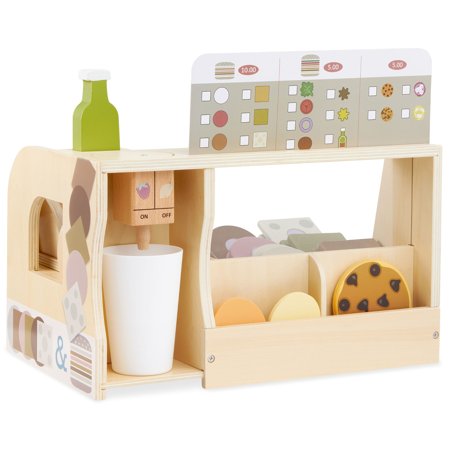 Sandwichería de madera - restaurante