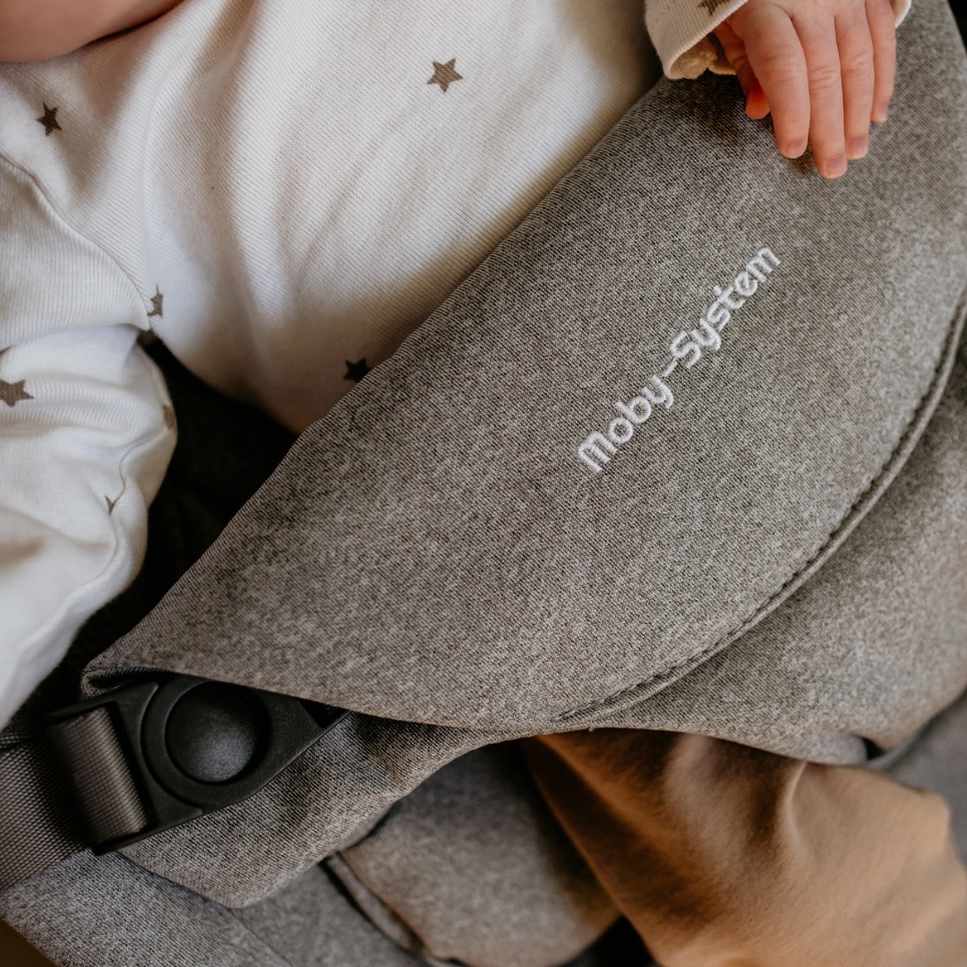 Mecedora 2 en 1 con inserto Moby-System LILY – gris