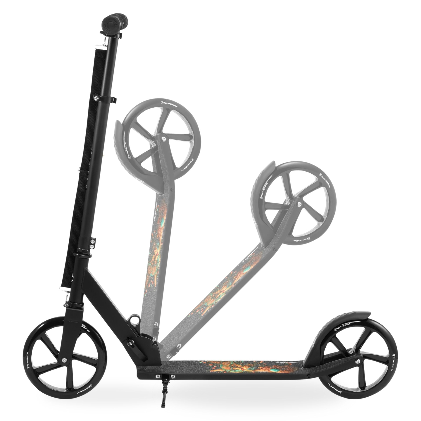 Scooter urbano de dos ruedas VIBE Black HyperMotion - 100 kg