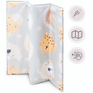 Parque infantil plegable, cuna de viaje para niños con colchón y bolsa de transporte - Teddy Bear