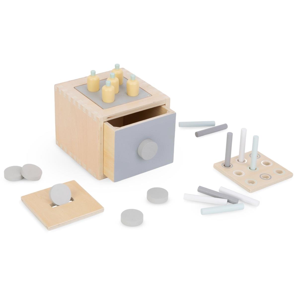 Caja educativa Montessori para niños pequeños - 6 juguetes