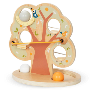 Tobogán de bolas de madera - Árbol verde