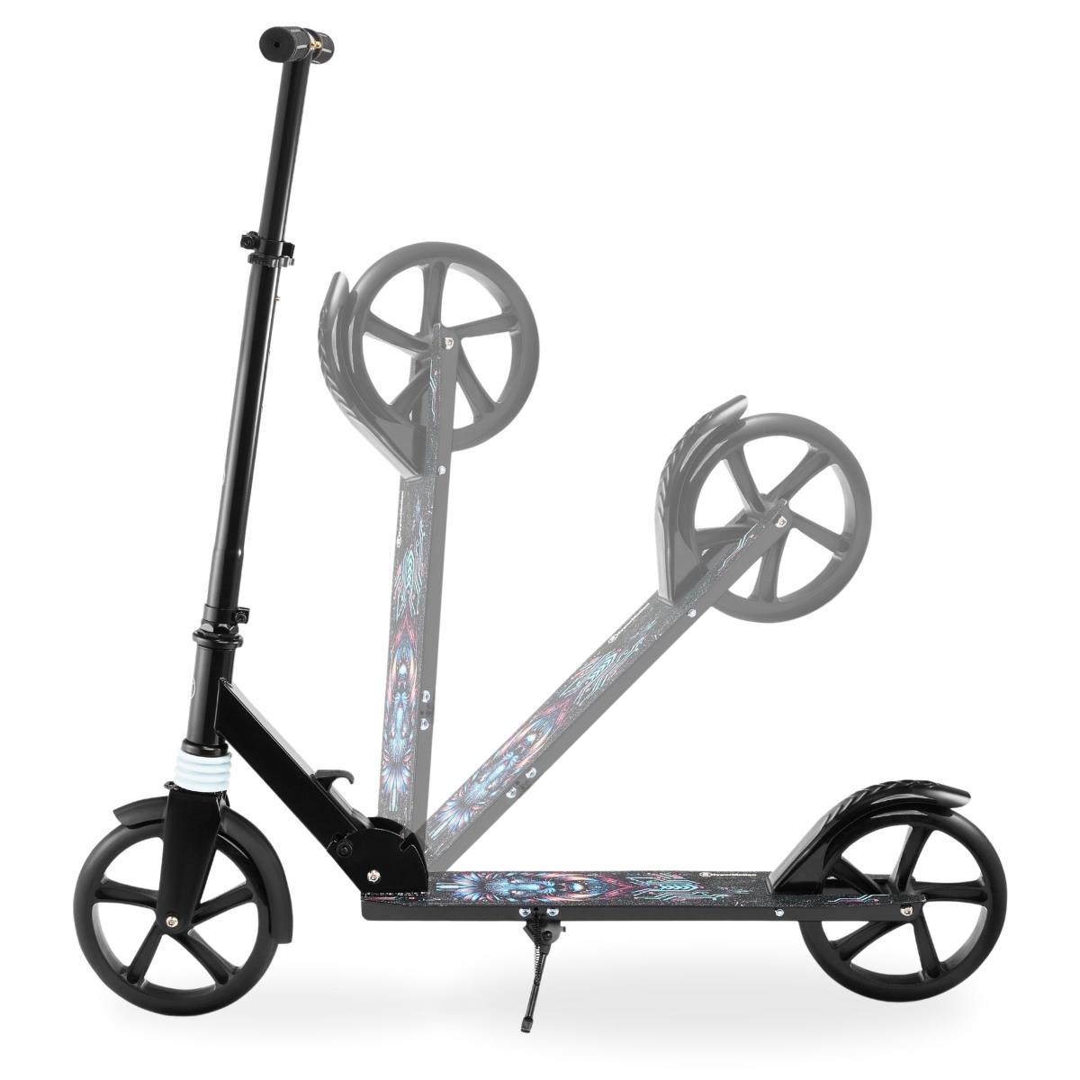 Scooter de dos ruedas para jóvenes adultos - con amortiguador - Hypermotion CITY SWIFT Digital Lion - 100kg