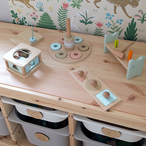 Set de juguetes Montessori para niños de 13 a 18 meses