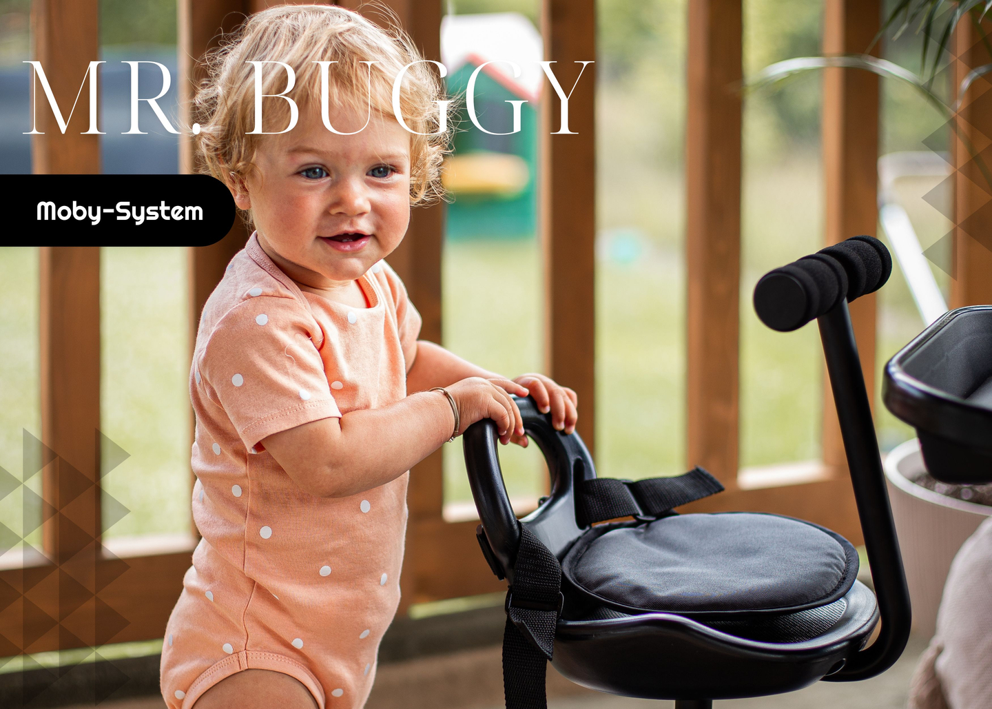 MR BUGGY Extensión de Cochecito con Asiento - Ruedas LED