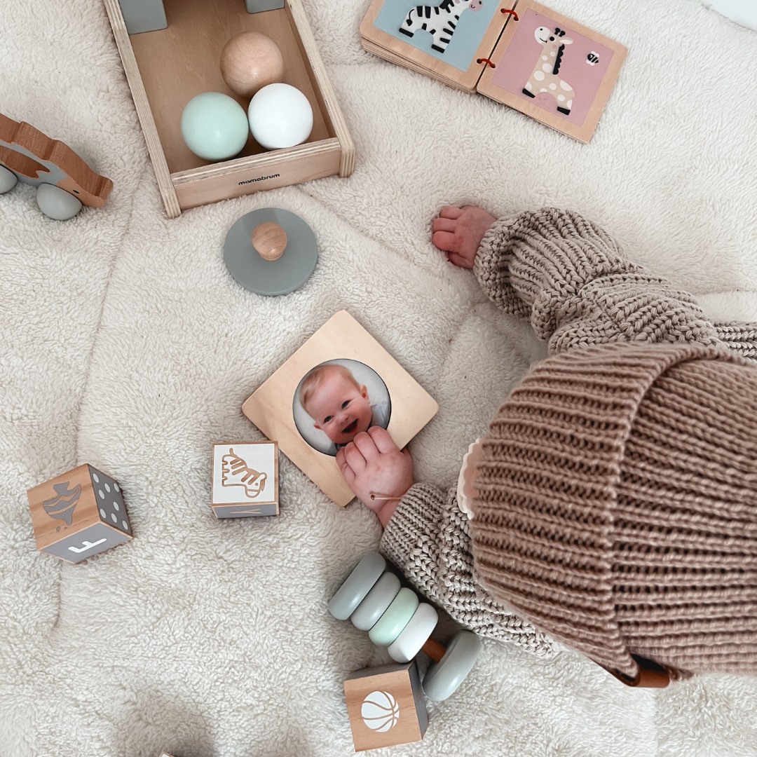 Caja educativa Montessori para bebés - 6 juguetes