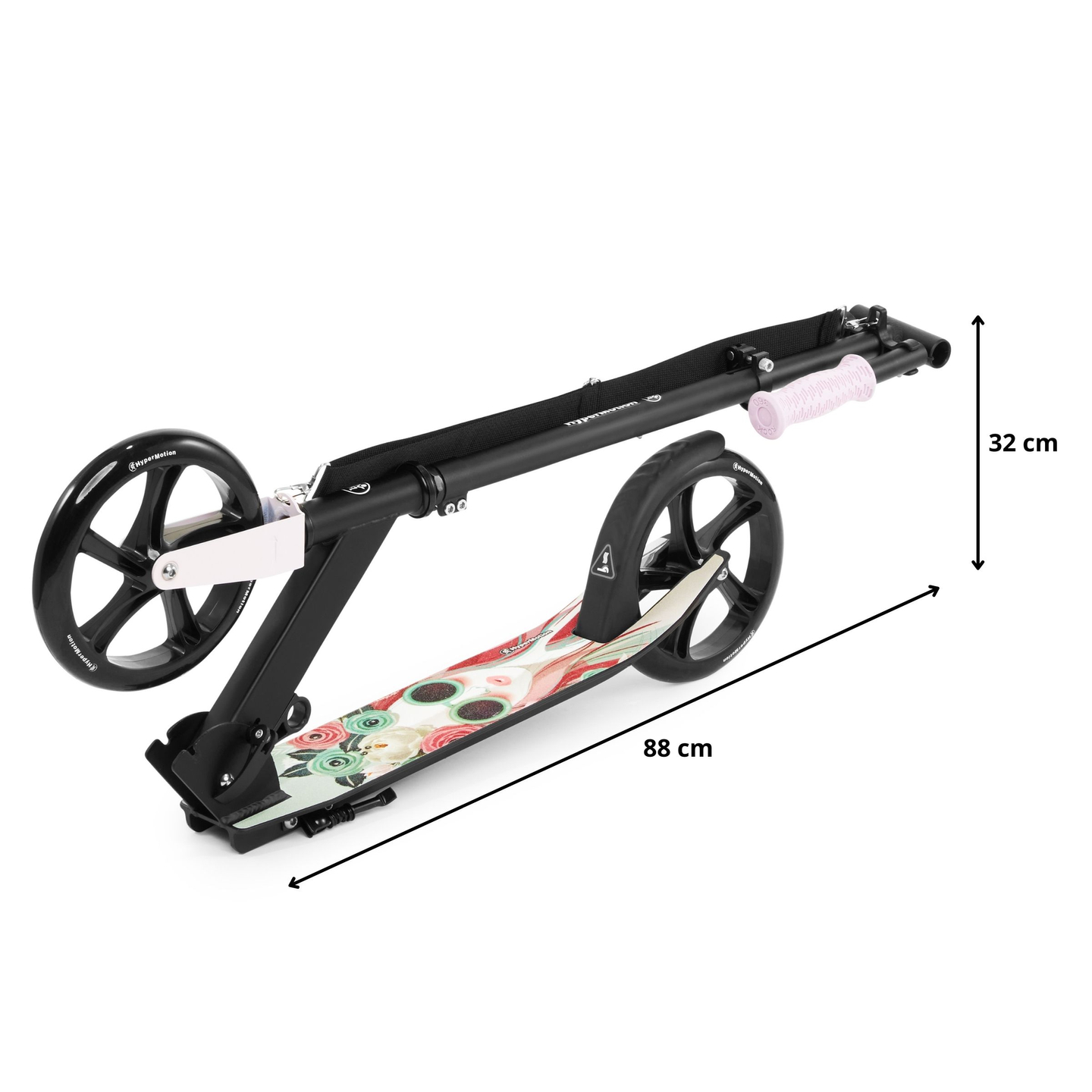 Scooter urbano de dos ruedas VIBE Pink HyperMotion - 100 kg