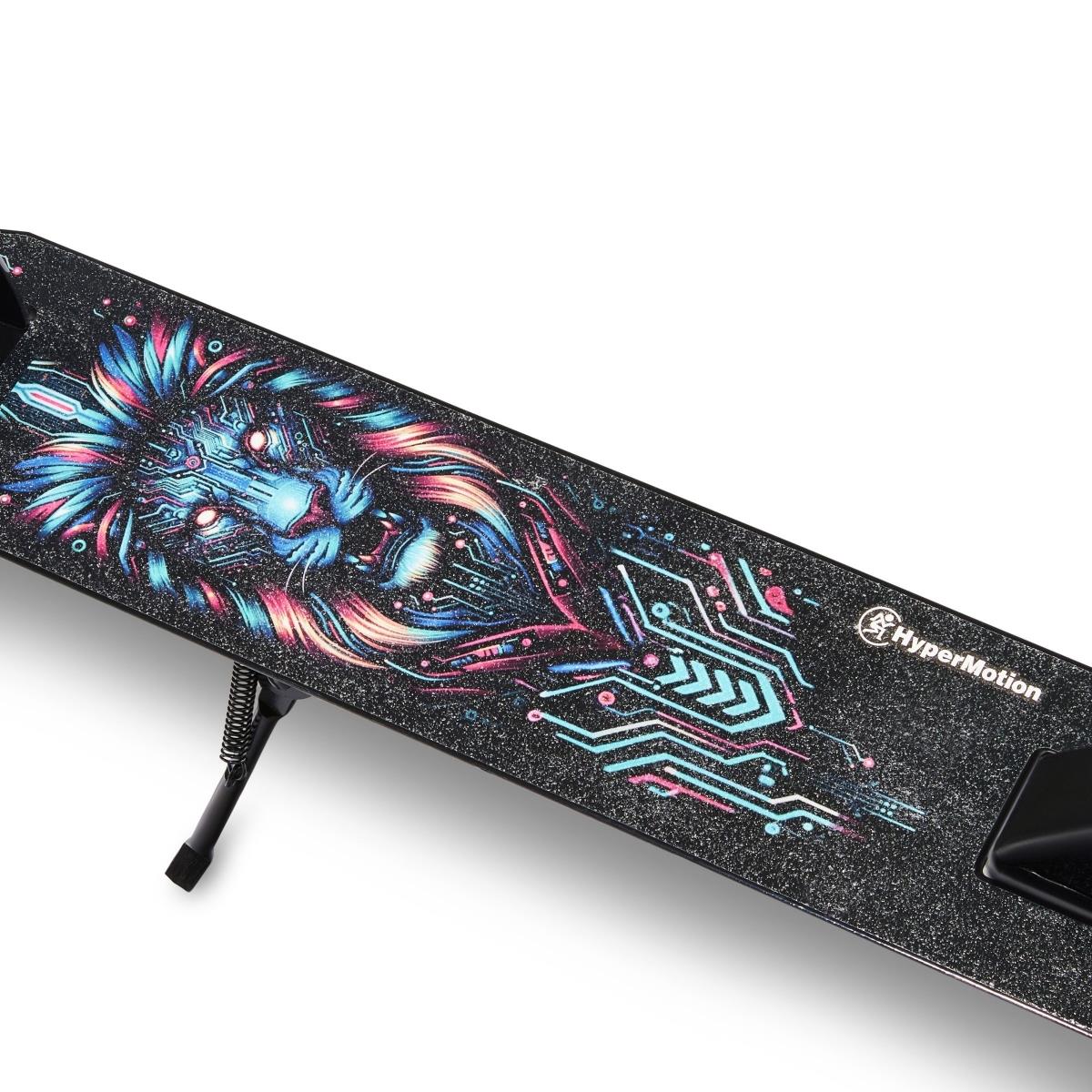 Scooter de dos ruedas para jóvenes adultos - con amortiguador - Hypermotion CITY SWIFT Digital Lion - 100kg