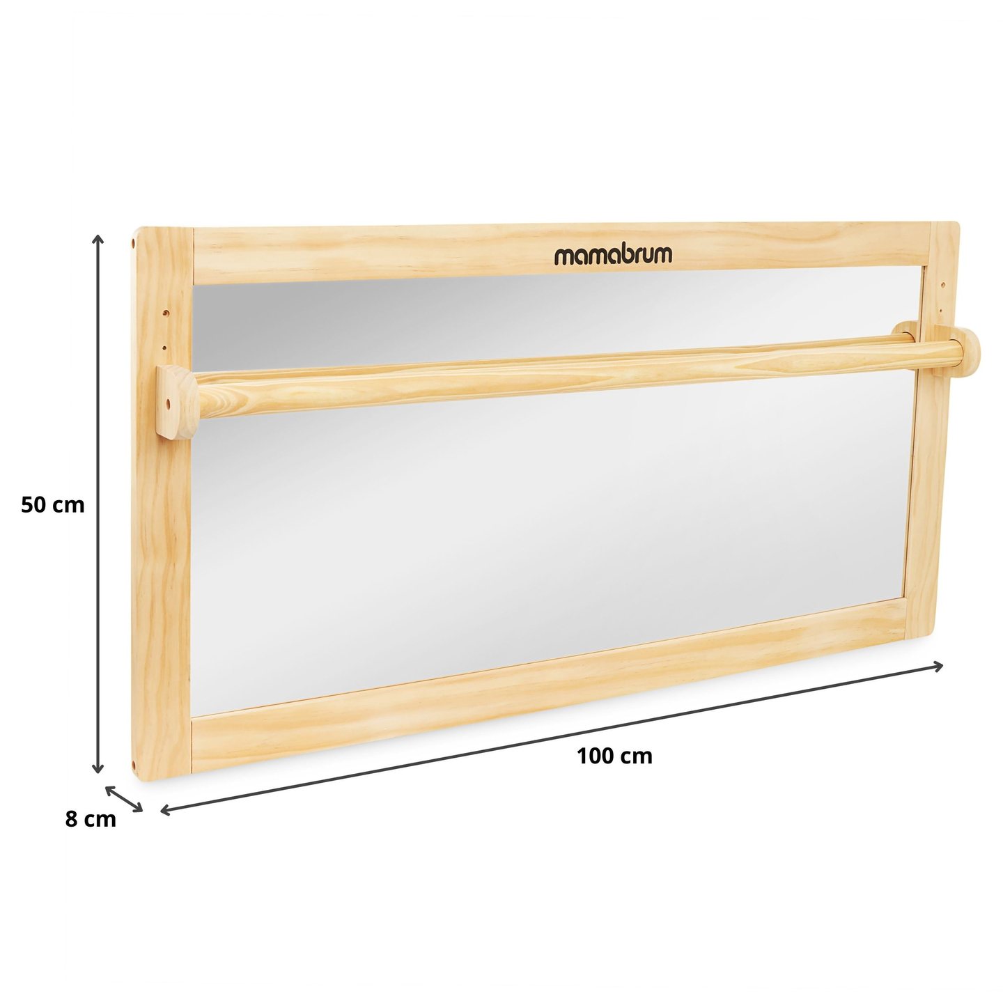 Espejo para bebé con mango ajustable - Montessori