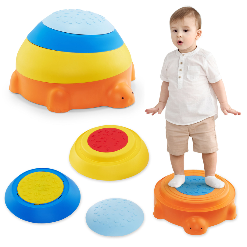 Sendero sensorial para niños - Tortuga de colores