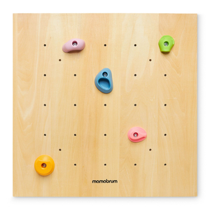 Rocódromo de madera para niños