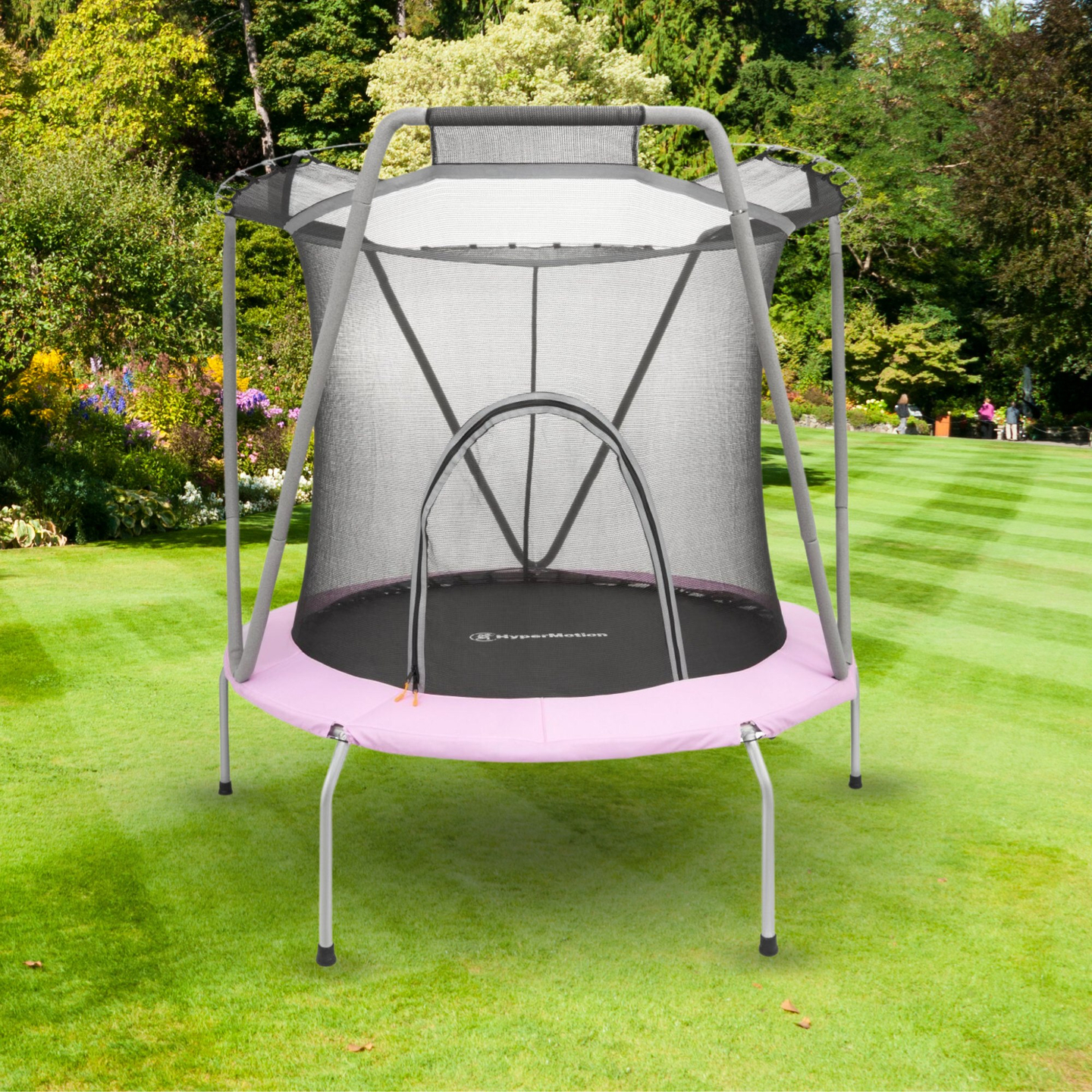 Trampolín de 167 cm con red protectora - para niños de 3 a 8 años - para casa y jardín