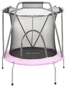 Trampolín de 167 cm con red protectora - para niños de 3 a 8 años - para casa y jardín