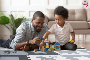 Alfombra rompecabezas de espuma XL 150 x 150 x 1 cm con borde - espuma EVA - gris