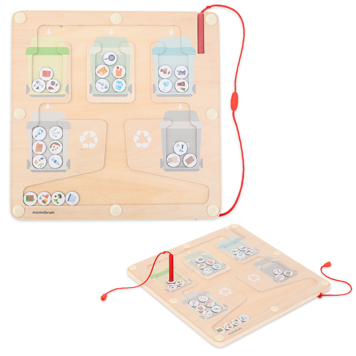 Rompecabezas magnético Reciclaje