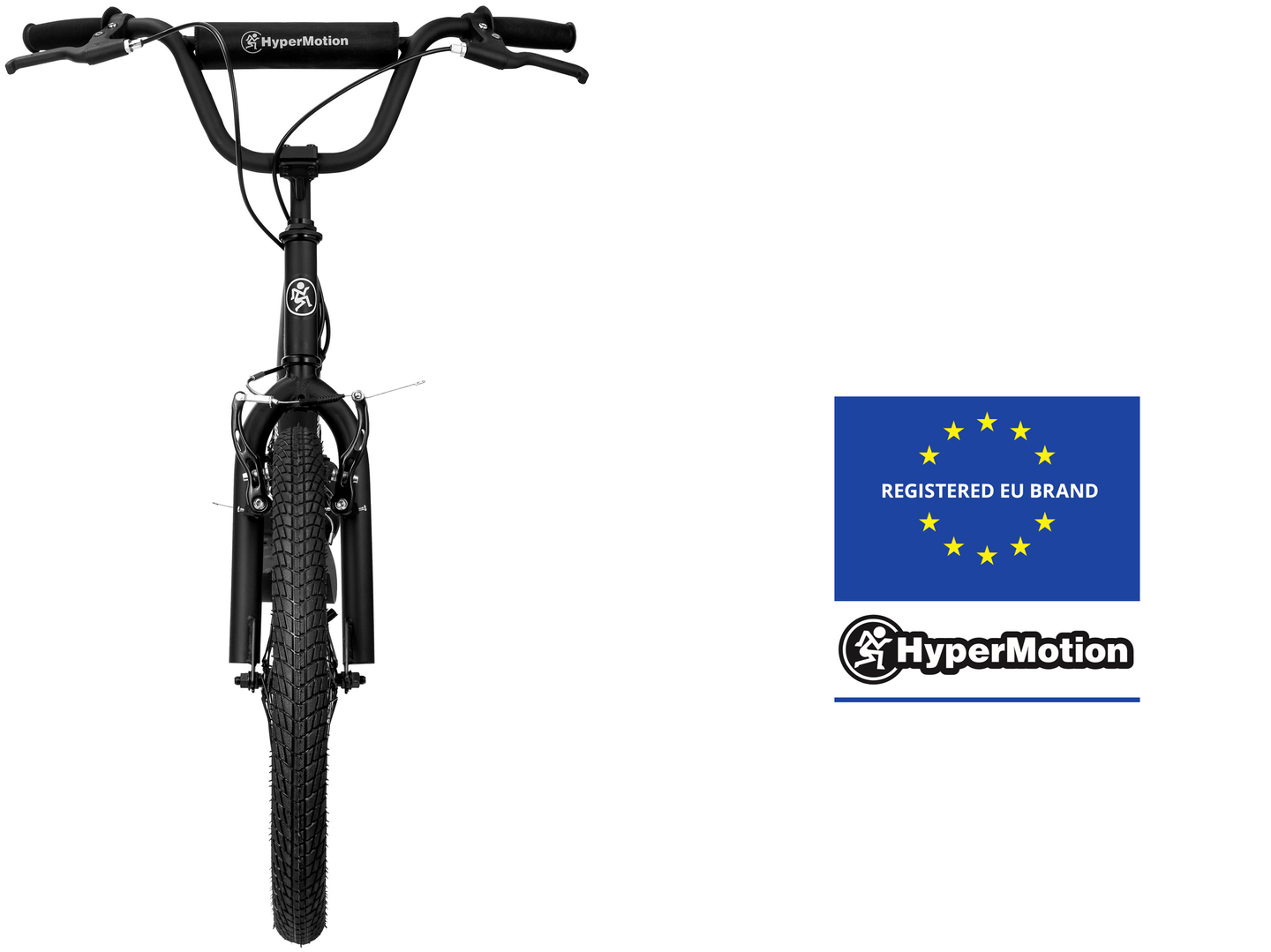 Patinete urbano HyperMotion RIVA con ruedas hinchables de 50 cm y 40 cm