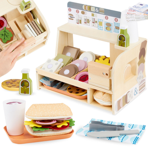 Sandwichería de madera - restaurante