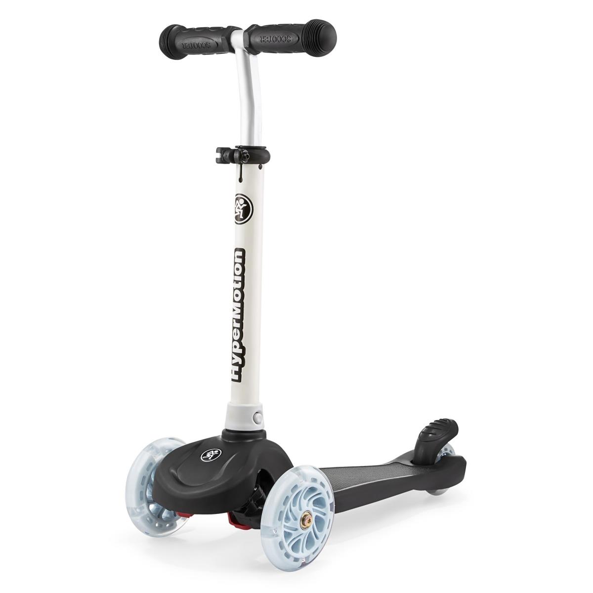 TRINGO scooter de tres ruedas, 3-8 años - negro + ruedas LED brillantes