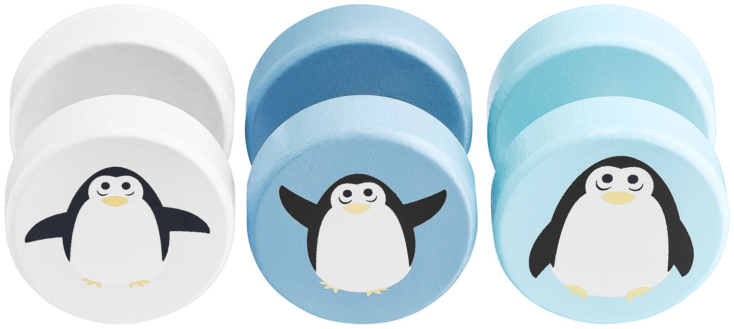 Tablero de manipulación sensorial de madera de doble cara.